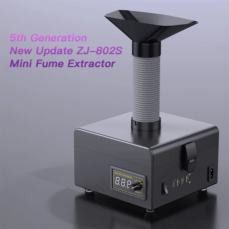 Electronics Repair Training - ZJ-802S nouvel extracteur de fumée bureau